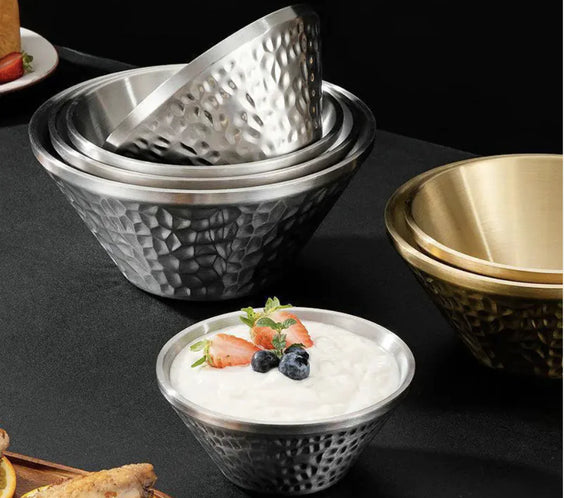 Stainless Steel Bamboo Hat Rice Bowl