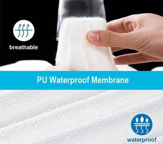 Terry Cotton Fitted Mattress Protector Waterproof