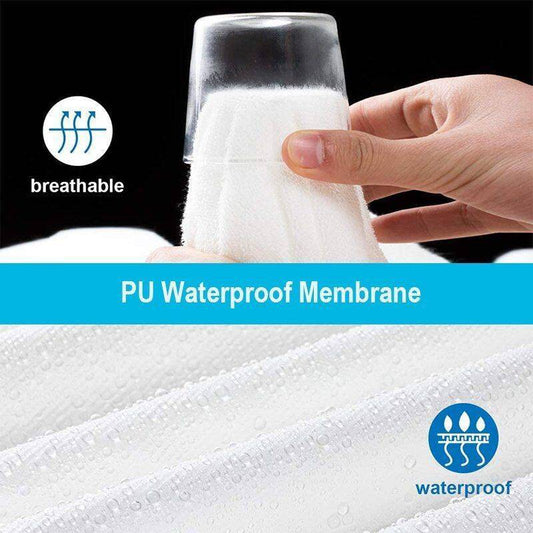 Terry Cotton Fitted Mattress Protector Waterproof