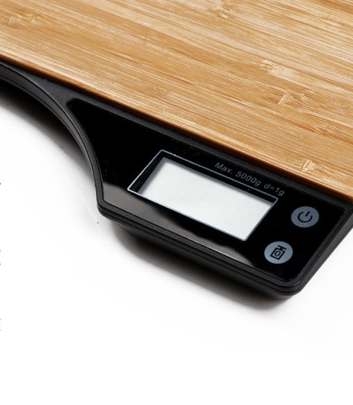 Electronic Bamboo Kitchen Scale