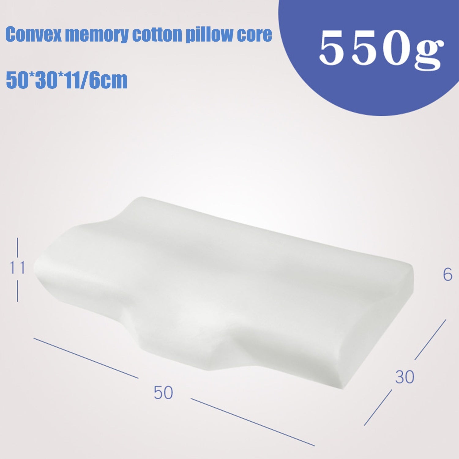 Ergonomic Memory Foam Cervical Pillow