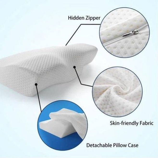Ergonomic Memory Foam Cervical Pillow