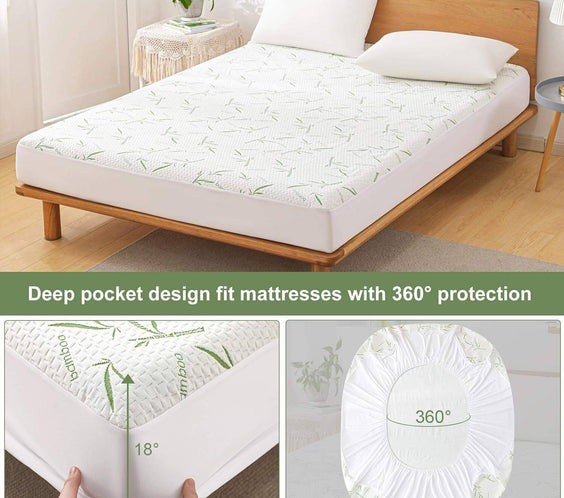 Waterproof Bamboo Mattress Protector