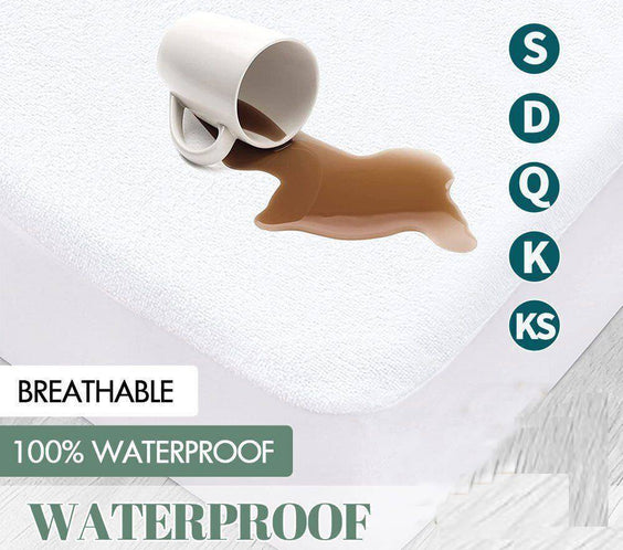 Terry Cotton Fitted Mattress Protector Waterproof