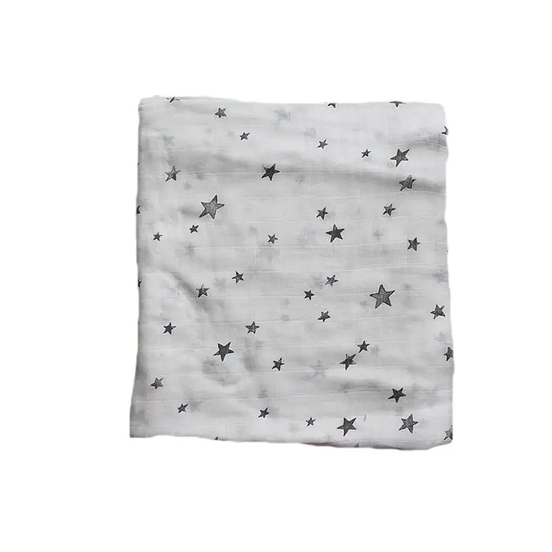 Bamboo Muslin Neutral Receiving Swaddle Blanket