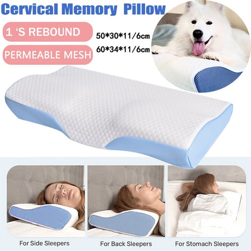 Ergonomic Memory Foam Cervical Pillow