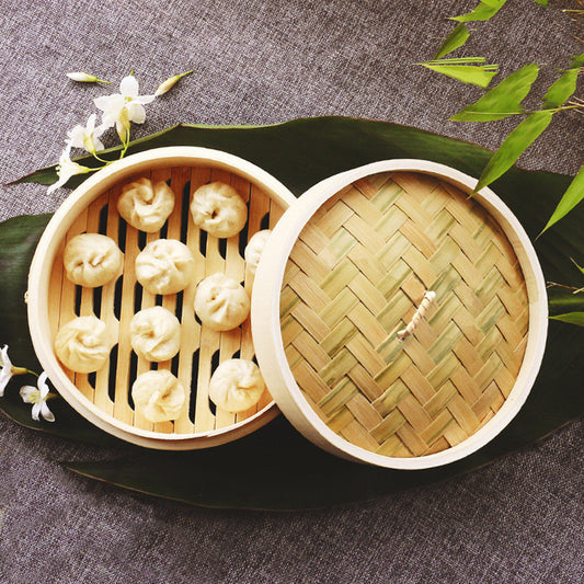 Bamboo Dumpling Steamer