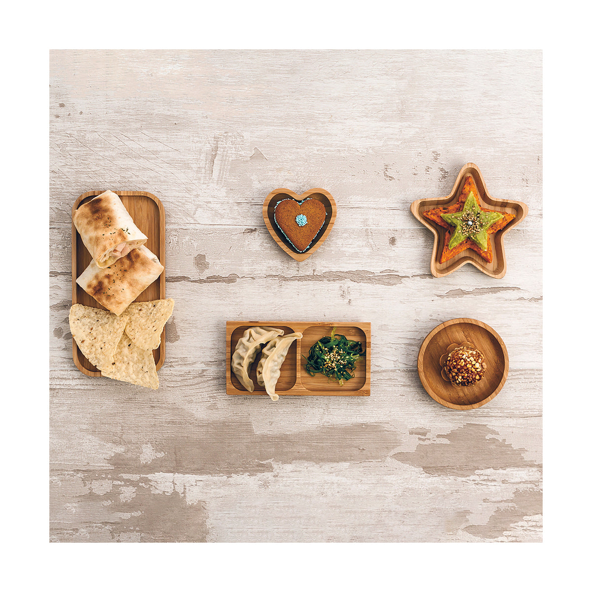 Bamboo Cutting Board Quid Select Wood Brown-2