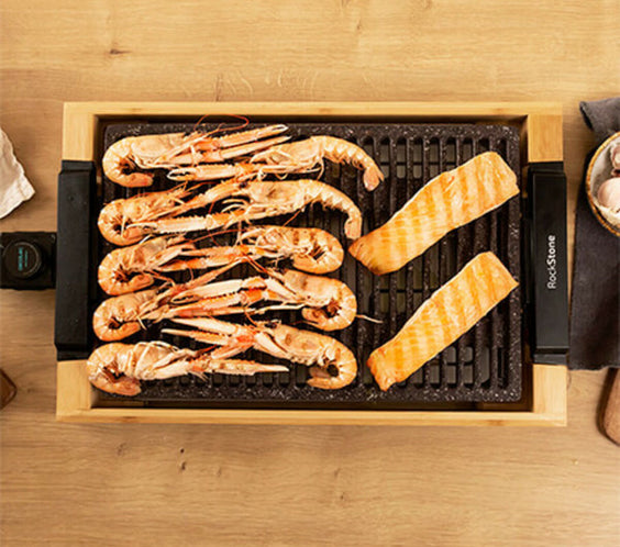 Grill Cecotec Tasty&Grill 2000 Bamboo LineStone Bamboo-6