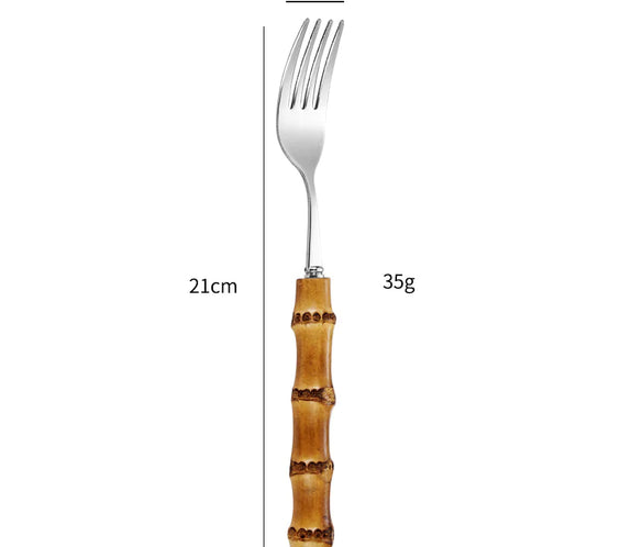 Bamboo Handle Steak Knife