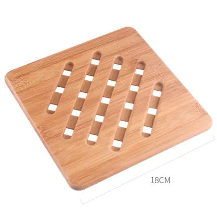 Thick Bamboo Heat-Resistant Dining Table Mats