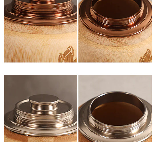 Bamboo Tea Canister and Tea Awakening Box