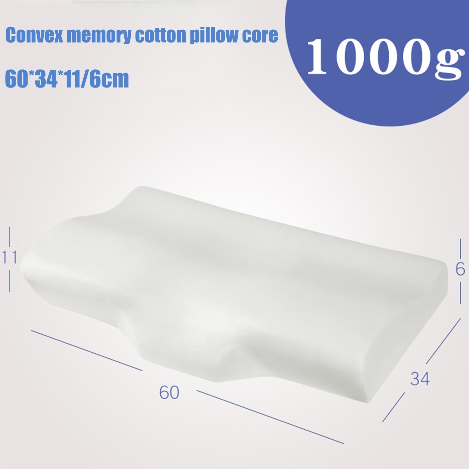 Ergonomic Memory Foam Cervical Pillow