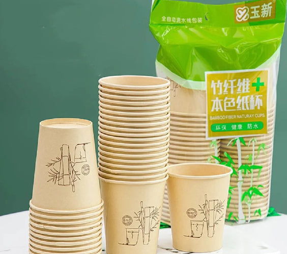 Bamboo Fiber Disposable Cups