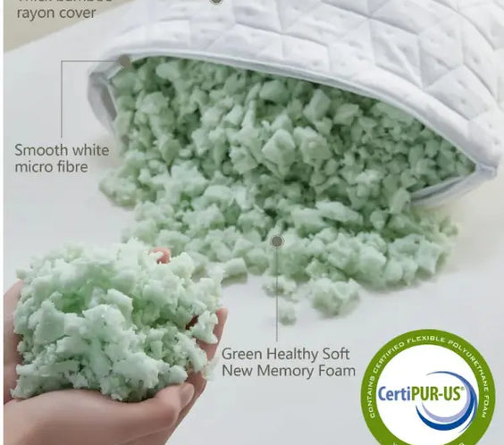 Bamboo Fiber Memory Foam Pillow