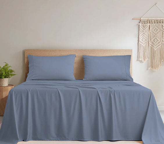 Bamboo Fiber Solid Color Bedding Set