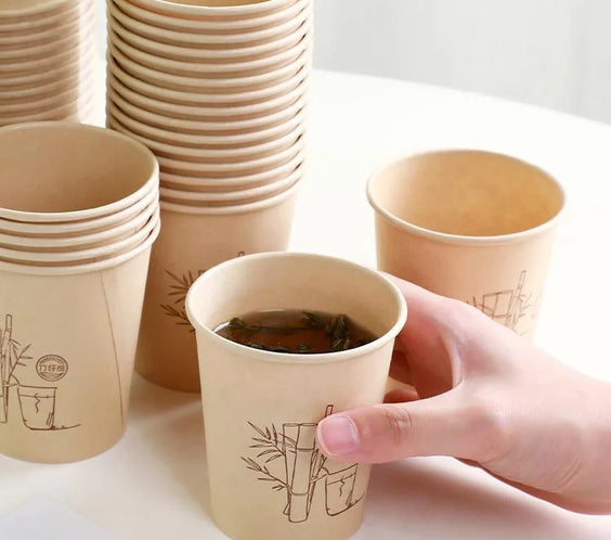 Bamboo Fiber Disposable Cups