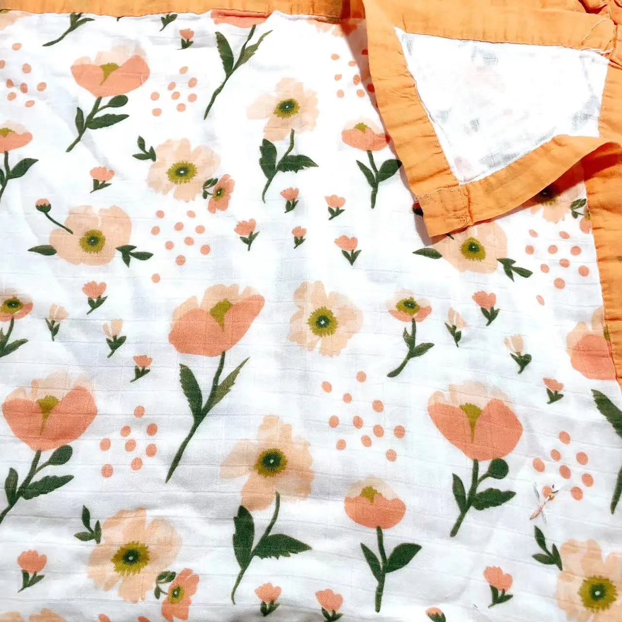 Bamboo Cotton 4-Layer Muslin Bath Towel and Swaddle