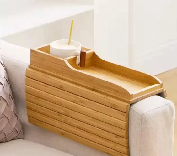 Modern Minimalist Bamboo Sofa Tray