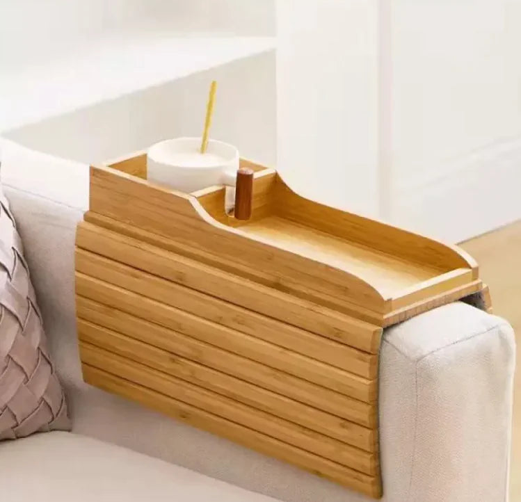 Modern Minimalist Bamboo Sofa Tray