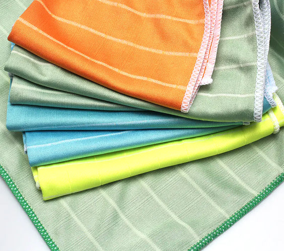 Bamboo Fiber Absorbent Glass Cleaning Cloth Series