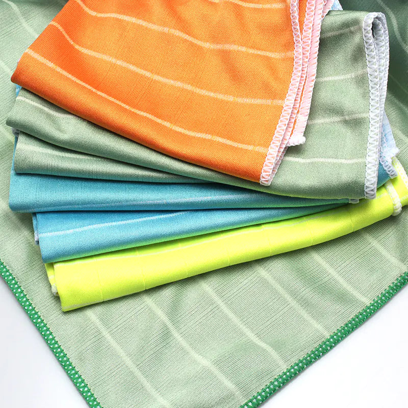 Bamboo Fiber Absorbent Glass Cleaning Cloth Series