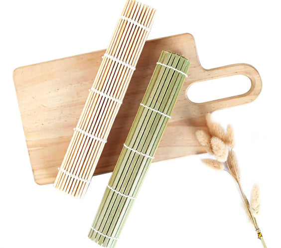 Bamboo Sushi Rolling Mat and Accessories Set