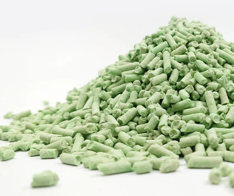 Green Tea Tofu Cat Litter, 6L Plant-Based Clumping