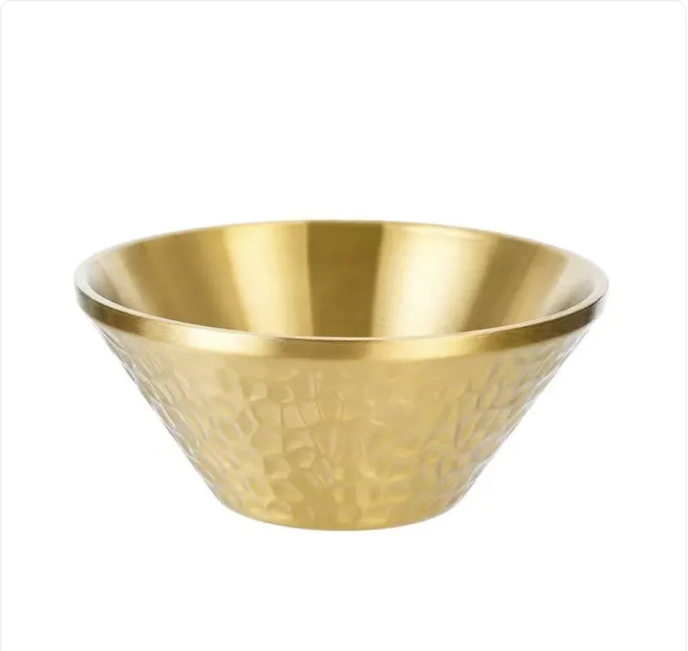 Stainless Steel Bamboo Hat Rice Bowl