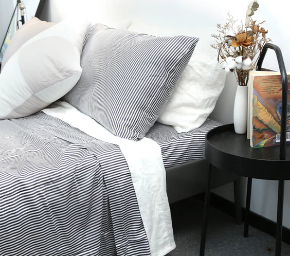 Bamboo Fiber Solid Color Bedding Set