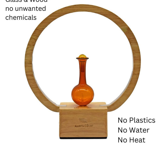 LUNA Eco-Friendly Nebuliser | Ringlight Waterless Aroma Diffuser | No Plastics Pure Essential Oil Diffusing-1