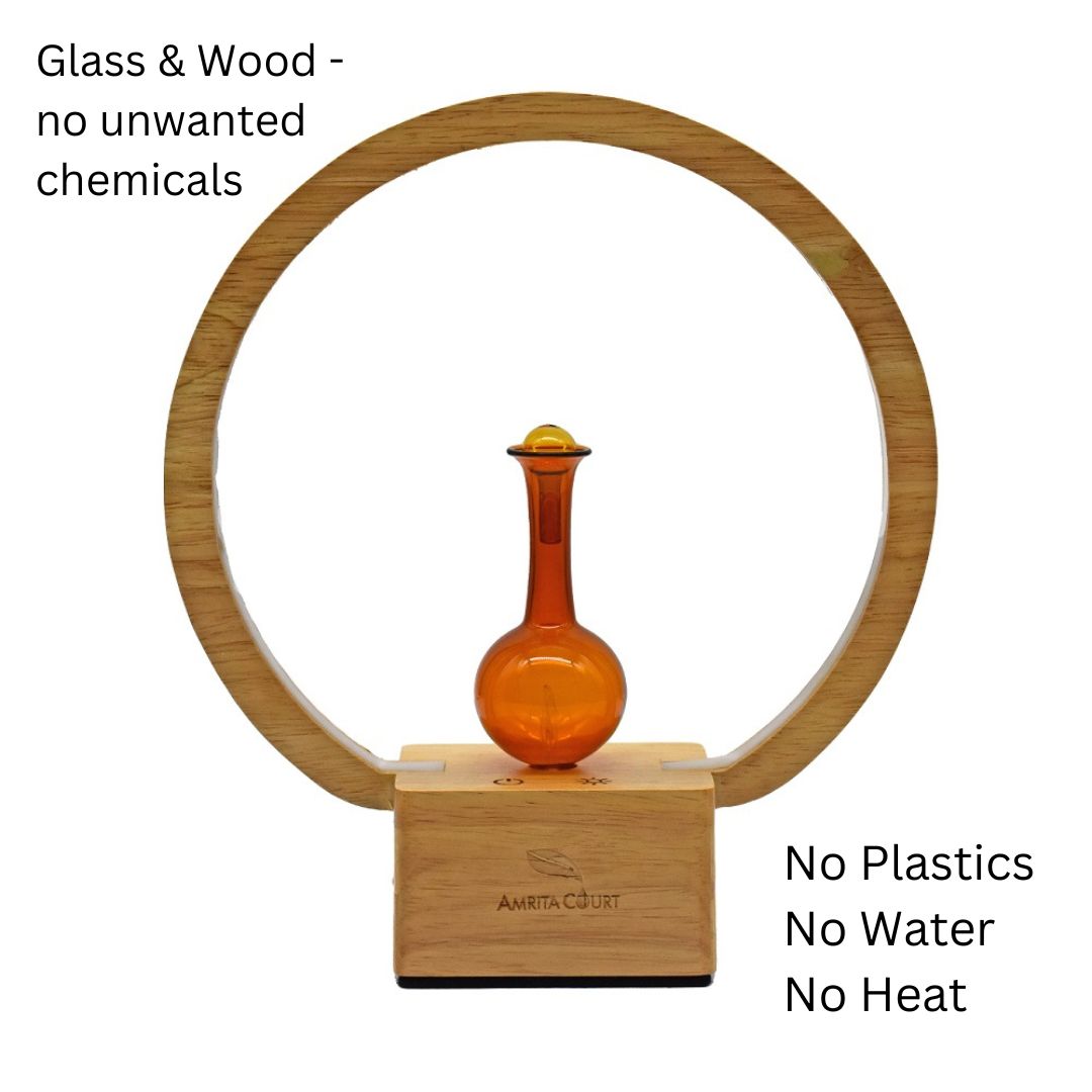 LUNA Eco-Friendly Nebuliser | Ringlight Waterless Aroma Diffuser | No Plastics Pure Essential Oil Diffusing-1