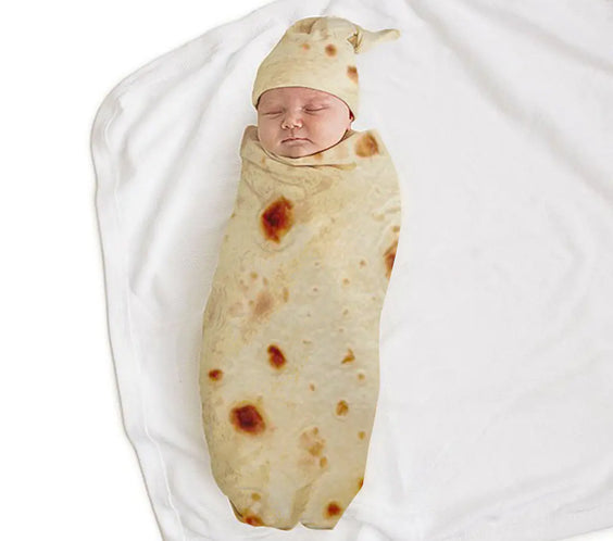 Mexican Tortilla Blanket - Corn Tortilla Throw Blanket