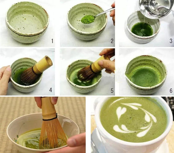 Japanese Bamboo Matcha Whisk, 64 Prongs