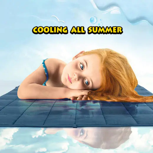 Bamboo Fiber Gravity Blanket for Sleep Support