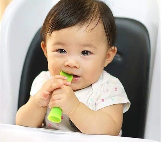 3D Bamboo Leaf Silicone Spoon