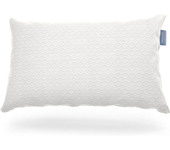 Queen Shredded Memory Foam Pillow with Luxury Soft Cool Bamboo Breathable Cover-2