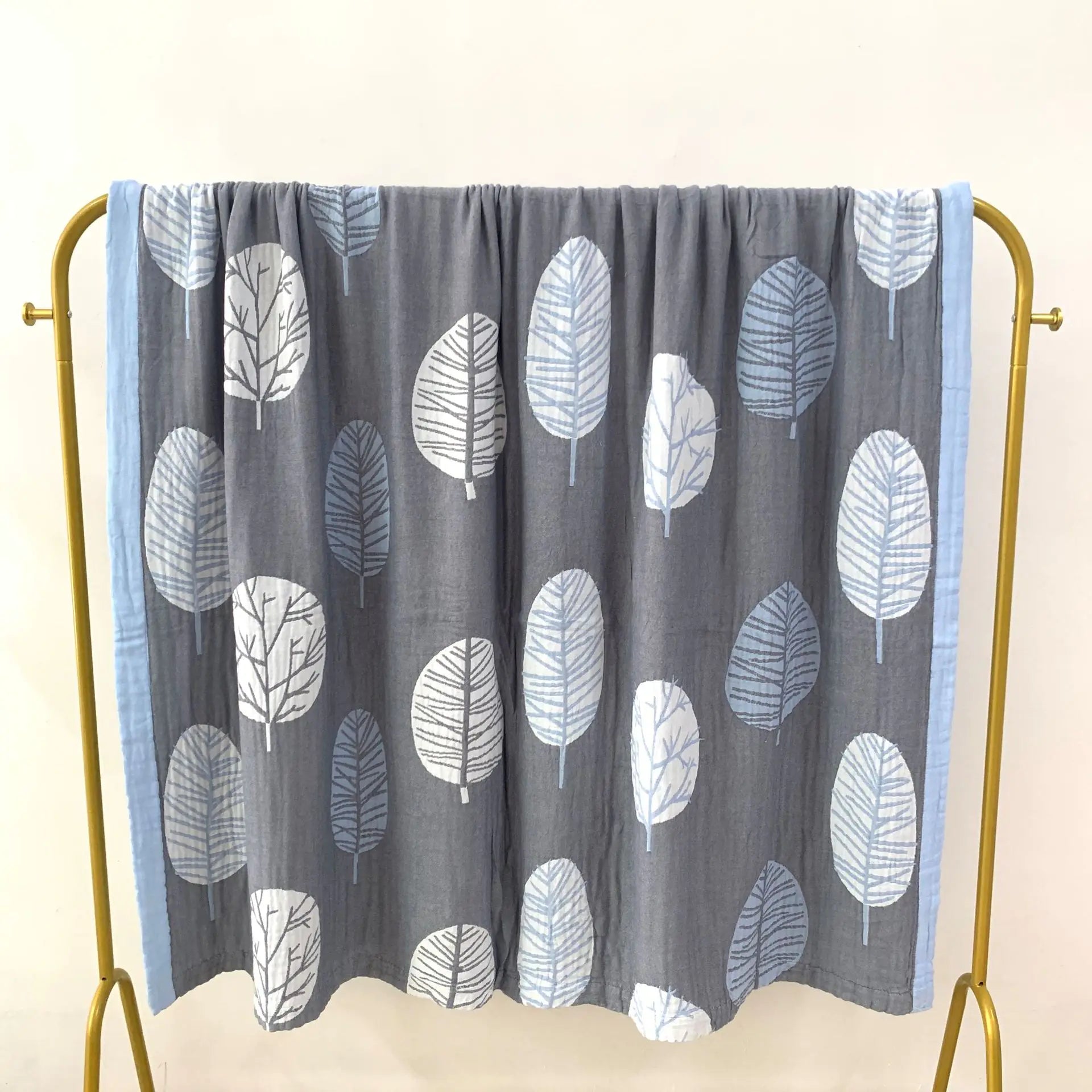 Bamboo Fiber Soft Summer Blanket with Wide Edges