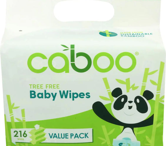 Caboo Bamboo Wipe Baby Bundle 216 ct
