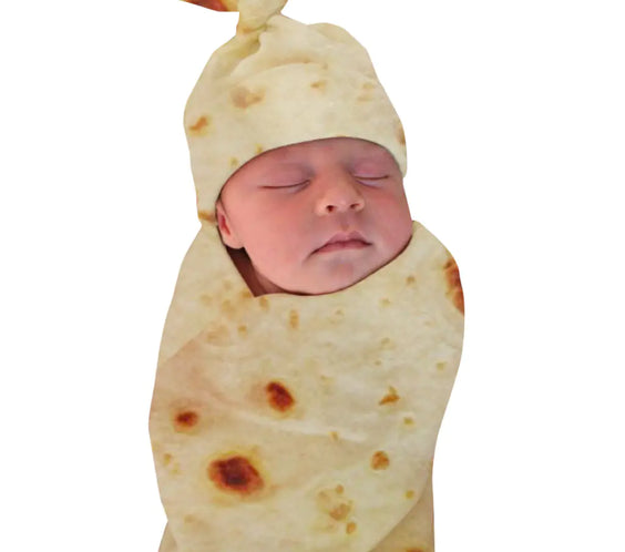 Mexican Tortilla Blanket - Corn Tortilla Throw Blanket