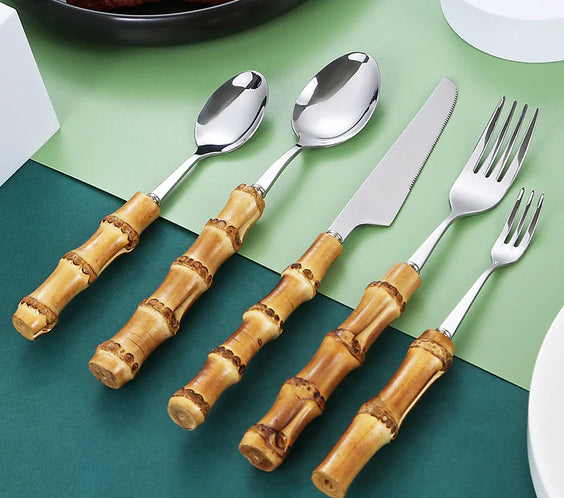 Bamboo Handle Steak Knife