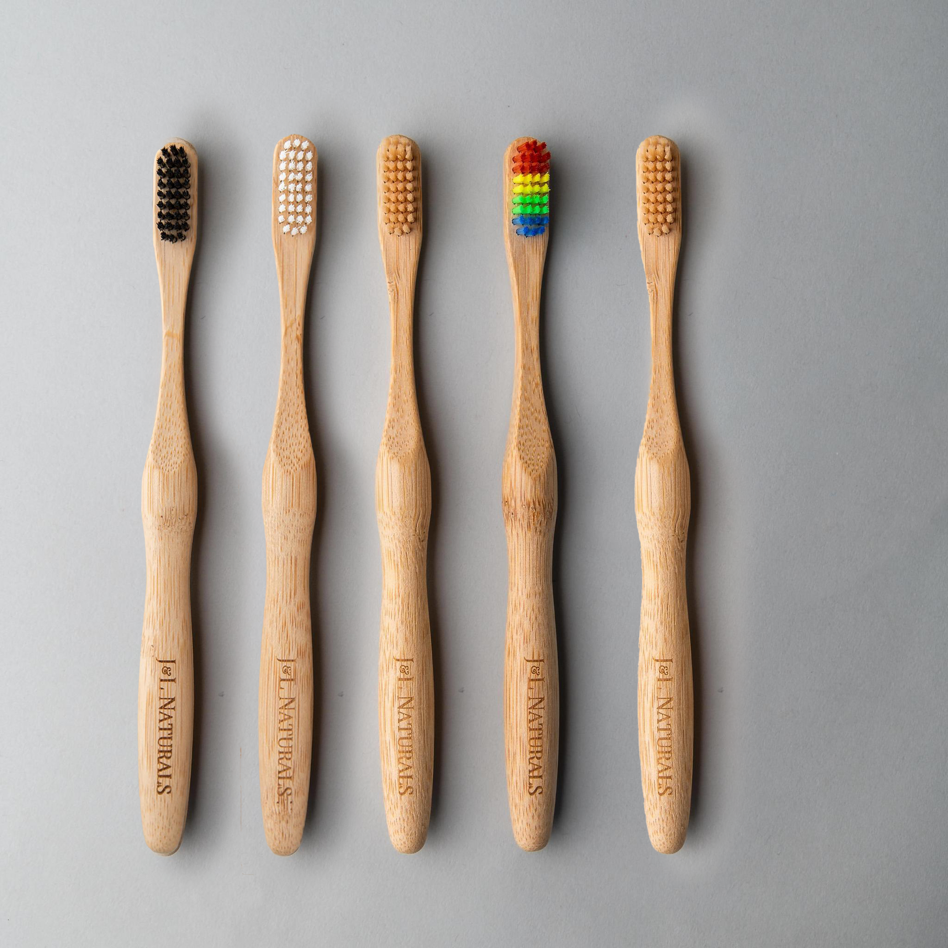 Bamboo Toothbrush Bundle (5-Pack)-2