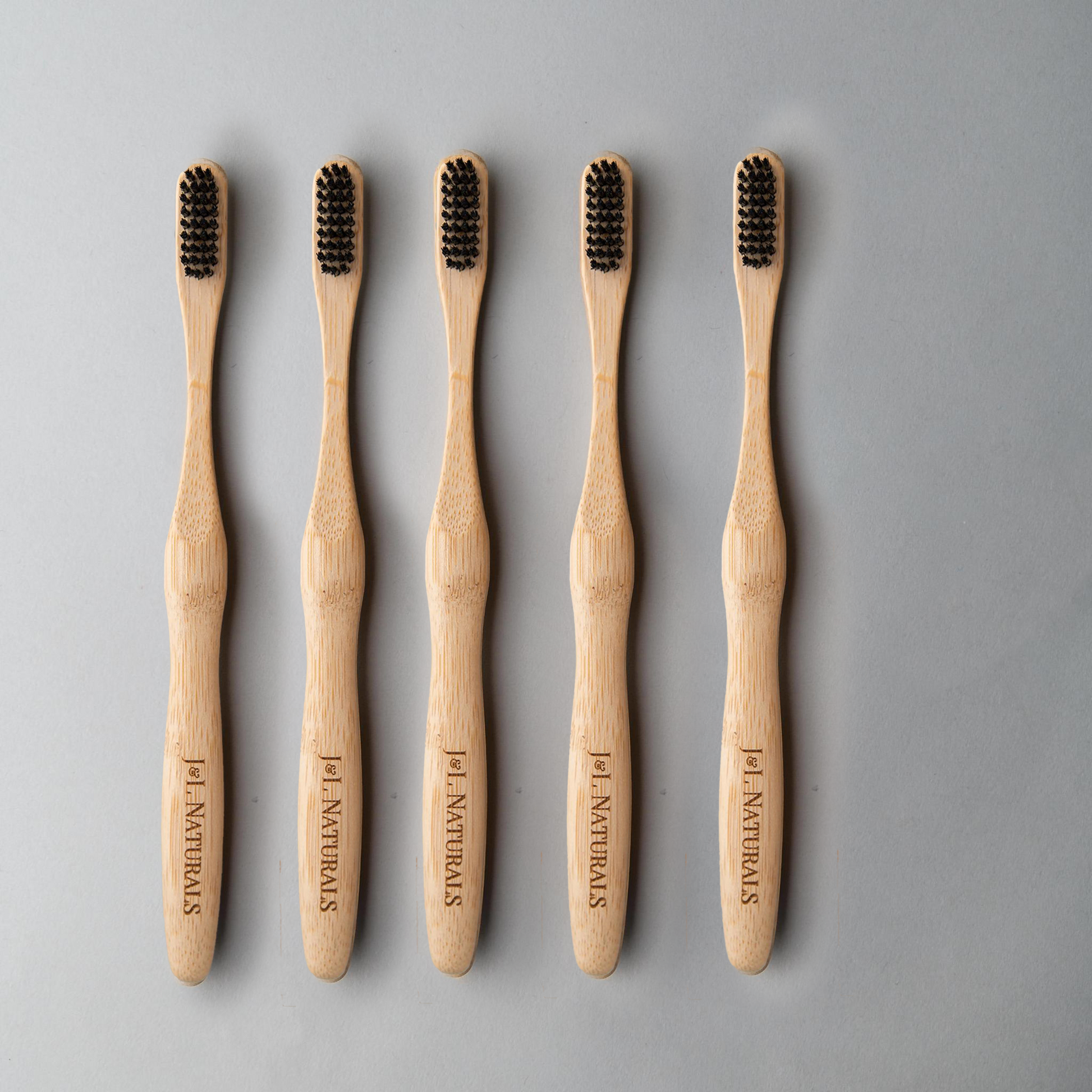 Bamboo Toothbrush Bundle (5-Pack)-5