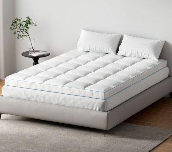 NNEDSZ Giselle Bedding Mattress Topper Pillowtop Bamboo 10cm Queen-0