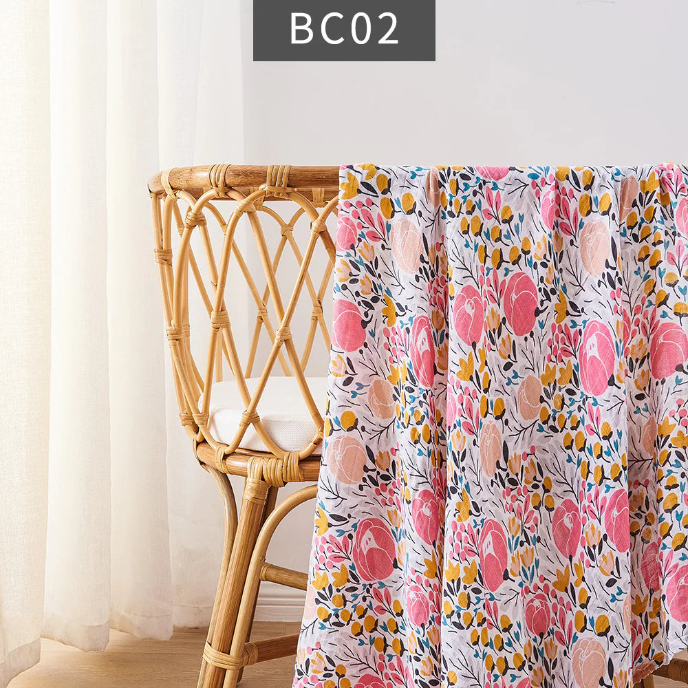 Summer Bamboo Cotton Baby Blanket