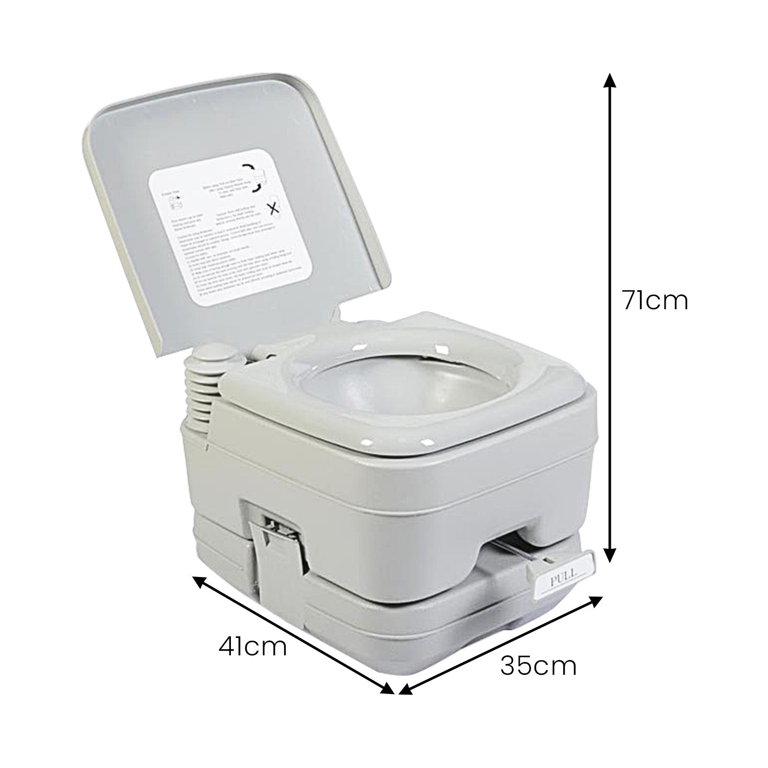 NNEDSZ 10l Camping Portable Toilet-1