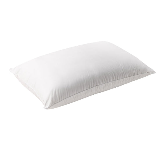 NNEDSZ Natural Sleep White Bamboo Blend Medium Profile Pillow-0