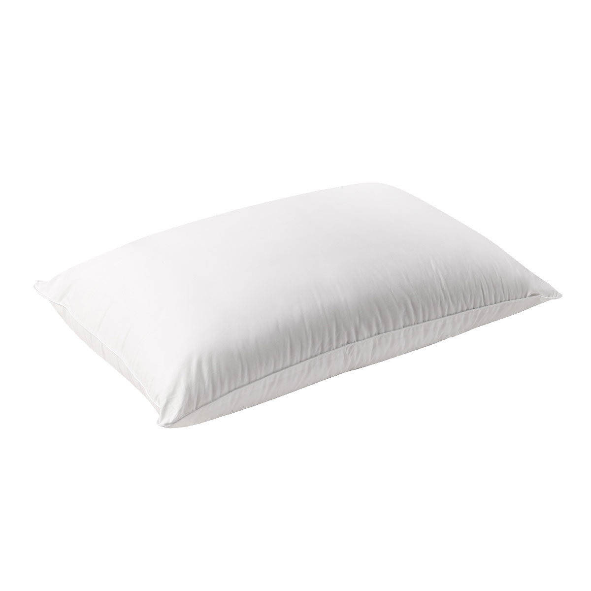 NNEDSZ Natural Sleep White Bamboo Blend Medium Profile Pillow-0