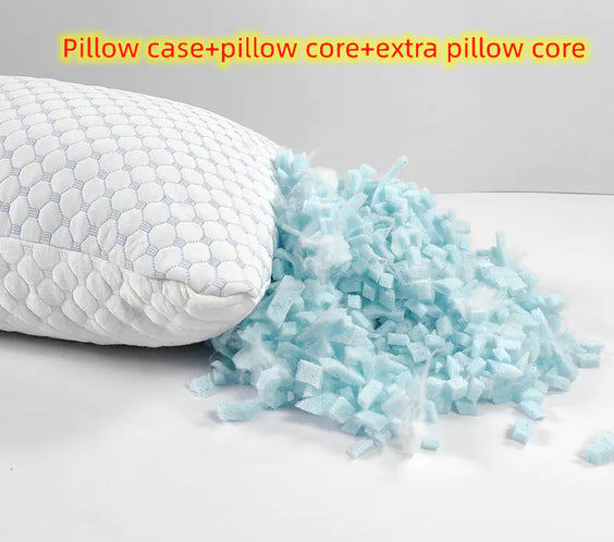 Bamboo Fiber Crushed Sponge Pillow