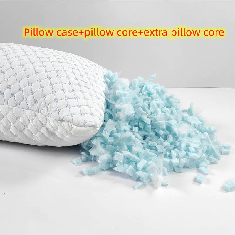 Bamboo Fiber Crushed Sponge Pillow